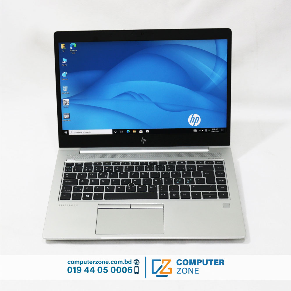 HP EliteBook 745 G5, AMD Ryzen 5 2500U Processor, 8GB DDR4 RAM, 256GB SSD Storage, 14 Inch FHD Display