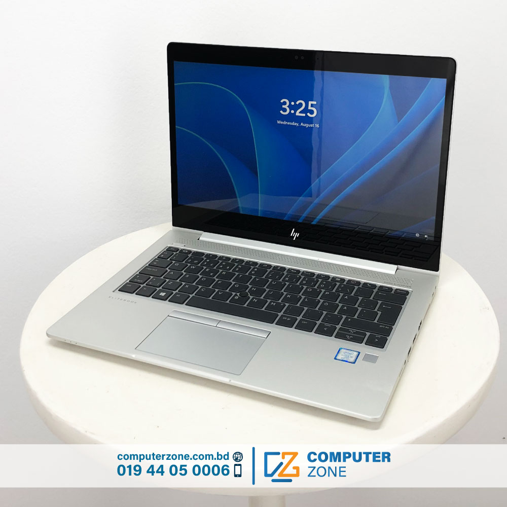 HP Elitebook 830 G6, 8th Gen Core i7 Processor, 8GB DDR4 RAM, 256GB SSD Storage, 13.3 Inch FHD Display