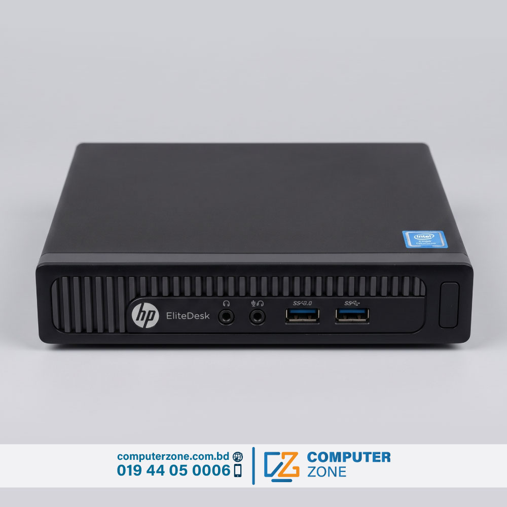 HP EliteDesk 800 G1 Desktop Mini, 4th Gen Core i3 Processor, 8GB DDR3 RAM, 128GB SSD Storage Mini Desktop