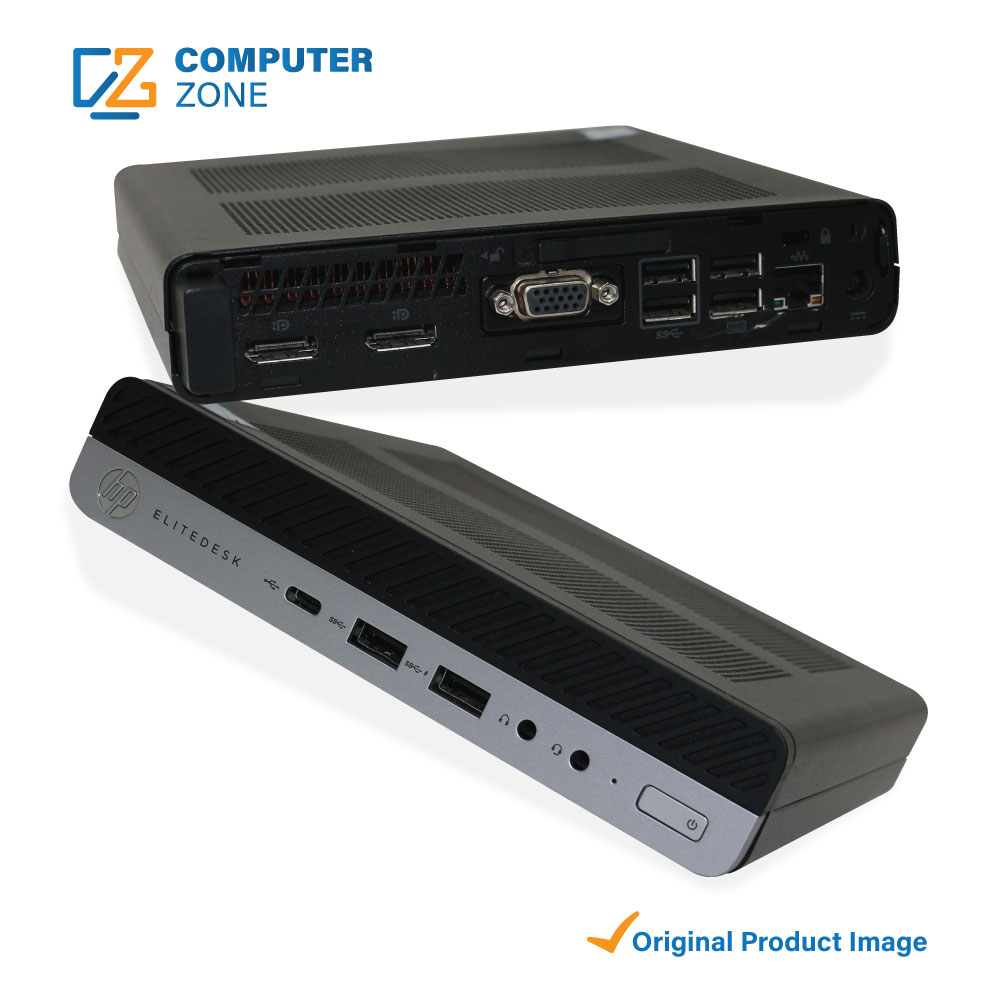 HP EliteDesk 800 G3 Desktop Mini, 6th Gen Core i5 Processor, 8GB RAM, 256GB SSD