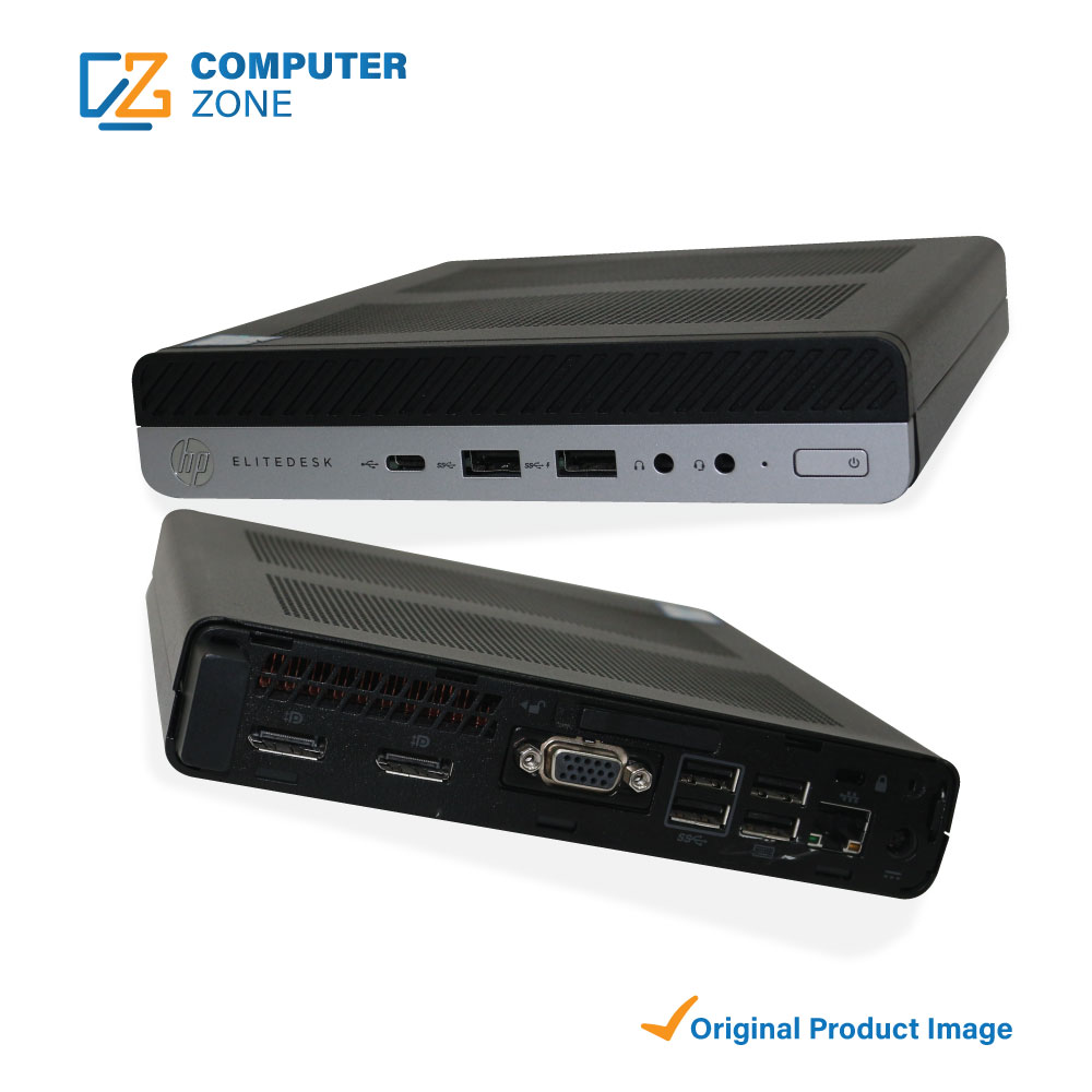 HP EliteDesk 800 G3 Desktop Mini, 7th Gen Core i5 Processor, 8GB RAM, 256GB SSD