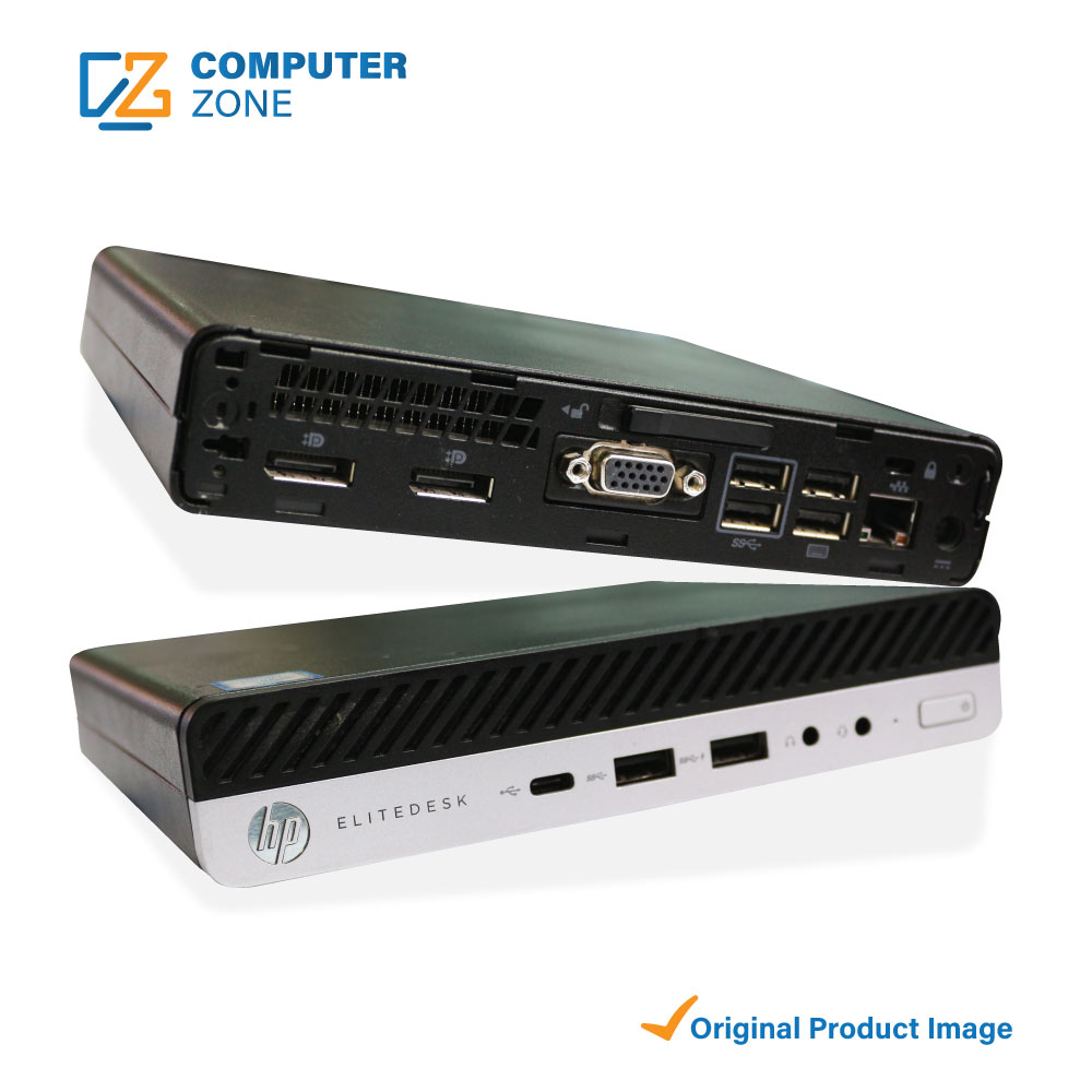 HP EliteDesk 800 G4 Desktop Mini, 8th Gen Core i5 Processor, 8GB RAM, 256GB SSD
