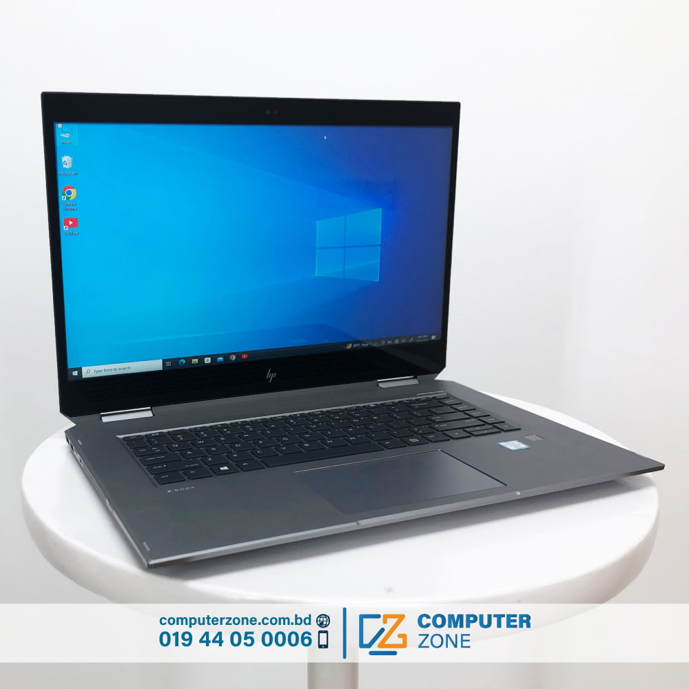 HP ZBook Studio x360 G5, 9th Gen Core i7, 32GB DDR4 RAM, 1TB SSD, NVIDIA Quadro P2000 GDDR5 4GB, 15.6 Inch FHD Display