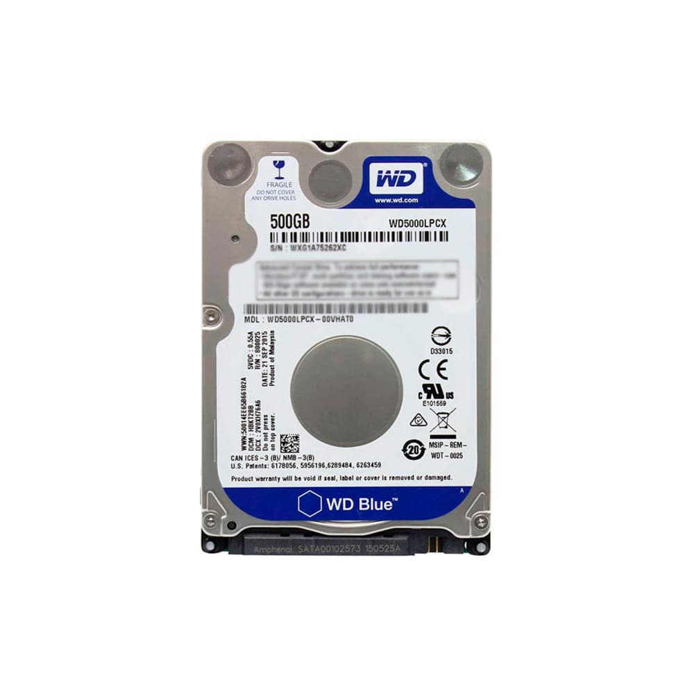 Laptop HDD 500GB 2.5″ SATA Internal (New)