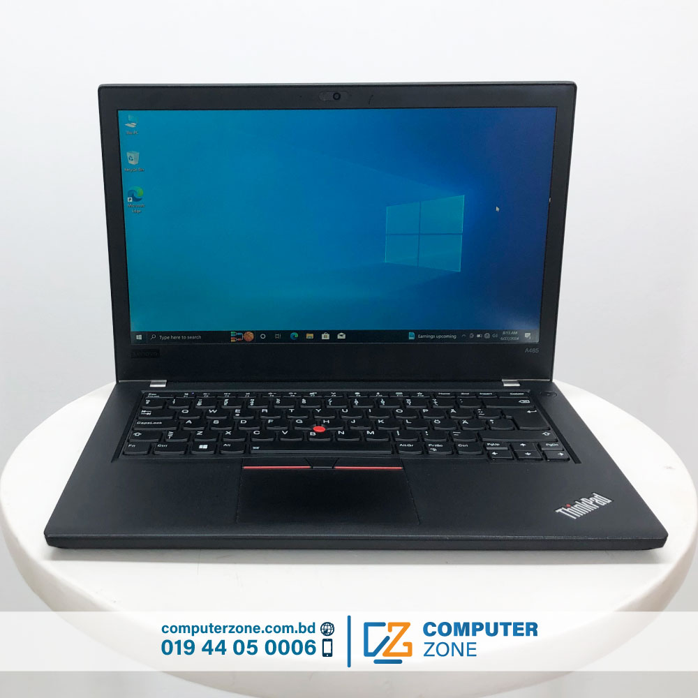 Lenovo ThinkPad A485, Ryzen 3 PRO 2300U, 8GB DDR4 RAM, 128GB SSD, 14" FHD Display