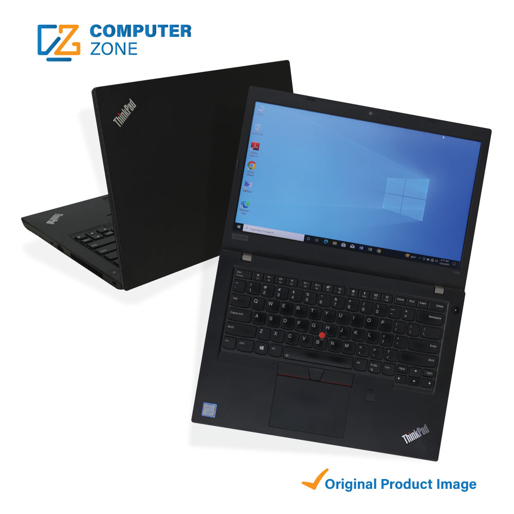 Lenovo ThinkPad L480, 8th Gen Core i5 Processor, 8GB DDR4 RAM, 256GB M.2 SSD, 14“ FHD Display