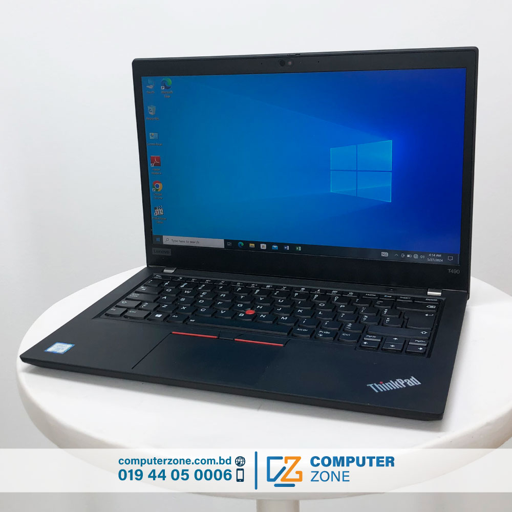 Lenovo ThinkPad T490, 8th Gen Core i5, 8GB DDR4 RAM, 256GB SSD, 14“ FHD Display