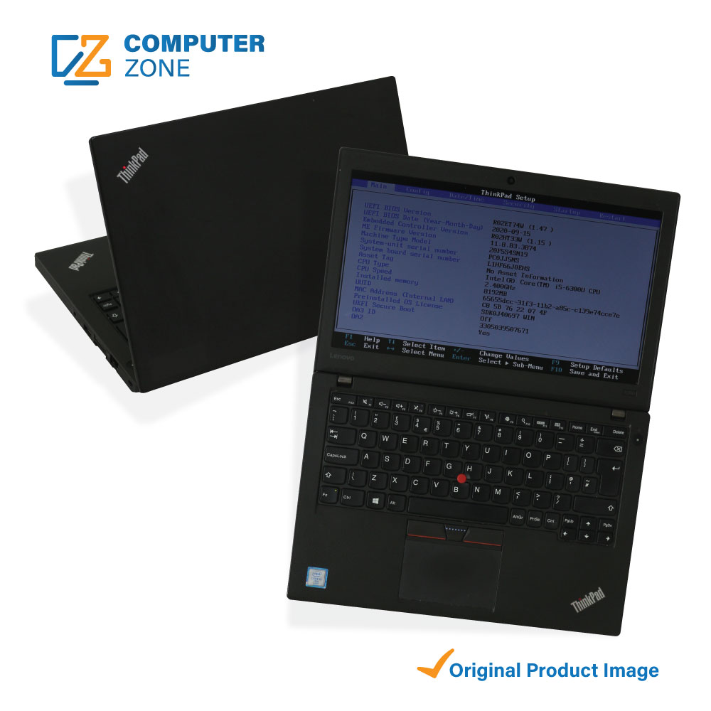 Lenovo ThinkPad X260, 6th Gen Core i5 Processor, 8GB RAM, 256GB SSD, 12.5″ FHD Display