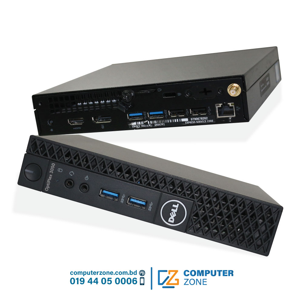 Dell OptiPlex 3060 Micro Desktop | Computer Zone | Used Dell OptiPlex 3060 Micro Desktop Price in Bangladesh